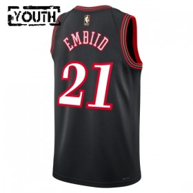 Dres Philadelphia 76ers Joel Embiid Nike 2025-26 Classic Edition Crno Swingman - Dječji